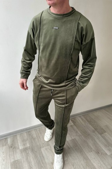 Мужской велюровый костюм LSA-761A700