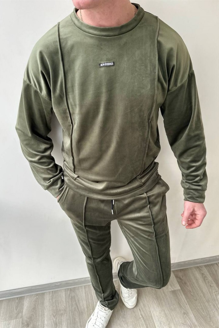 Мужской велюровый костюм LSA-761A700