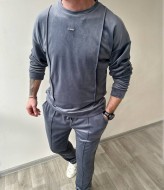 Мужской велюровый костюм LSA-761A700