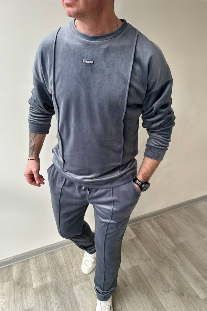 Мужской велюровый костюм LSA-761A700