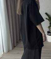 Футболка вільного крою зі стразами MIK-4264A420