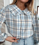 Сорочка з акцентним коміром VOL-747A580