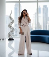 Укороченный пиджак и штаны-палаццо IO-729A700