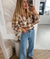 Блузка с кружевом VOL-746A580