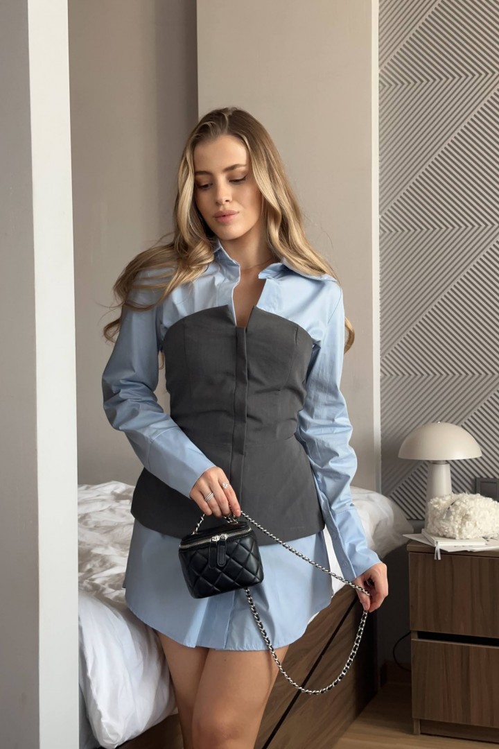 Комплект 2-ка рубашка+корсет NK-652A780