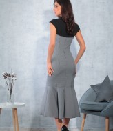 Платье с оборкой по низу NJ-TO-780A590