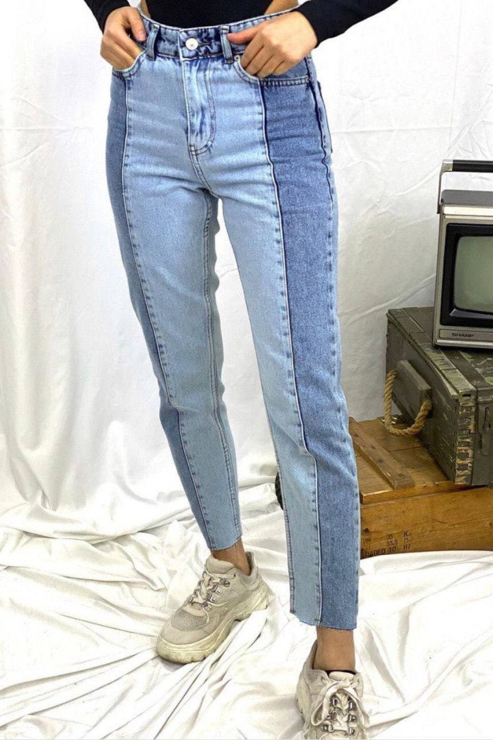 Двухцветные джинсы AR-240321A450
