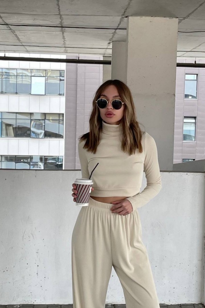 Костюм в рубчик DMP-R1282A350