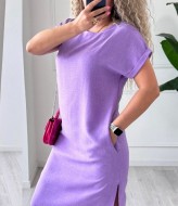 Повседневное платье с поясом SABI-145A350