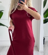 Повседневное платье с поясом SABI-145A350