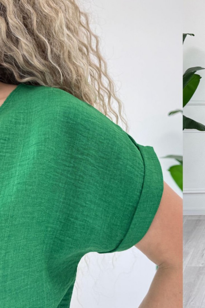 Повседневное платье с поясом SABI-145A350