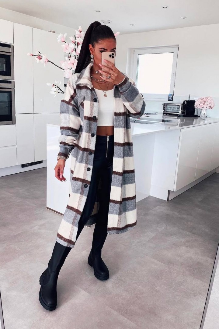 Кардиган в клітинку DMP-R1670A500