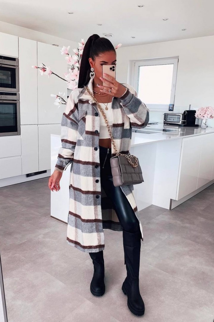 Кардиган в клітинку DMP-R1670A500