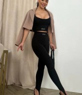 Стильний костюм укороченийтоп і лосини RVA-420A420