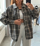 Рубашка кашемировая оверсайз SABI-531A450