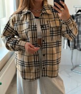 Рубашка кашемировая оверсайз SABI-531A450