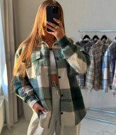 Рубашка кашемировая оверсайз SABI-531A450