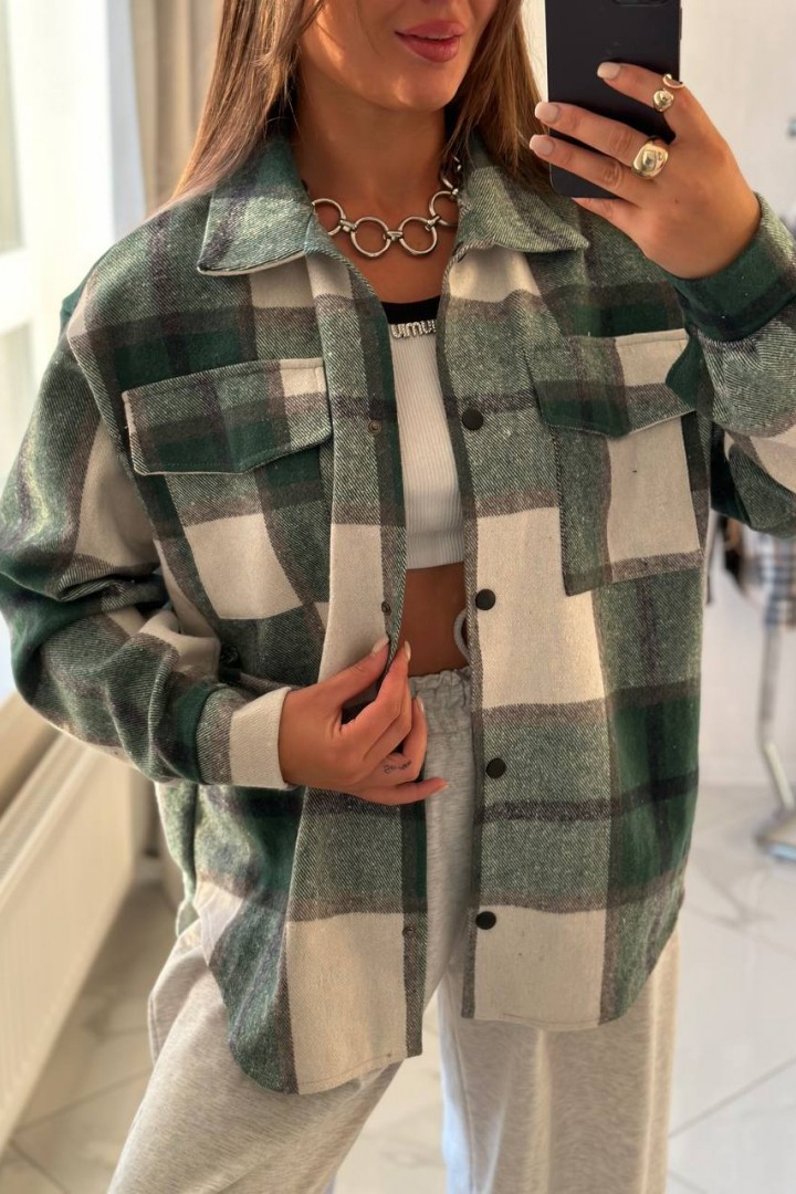 Рубашка кашемировая оверсайз SABI-531A450