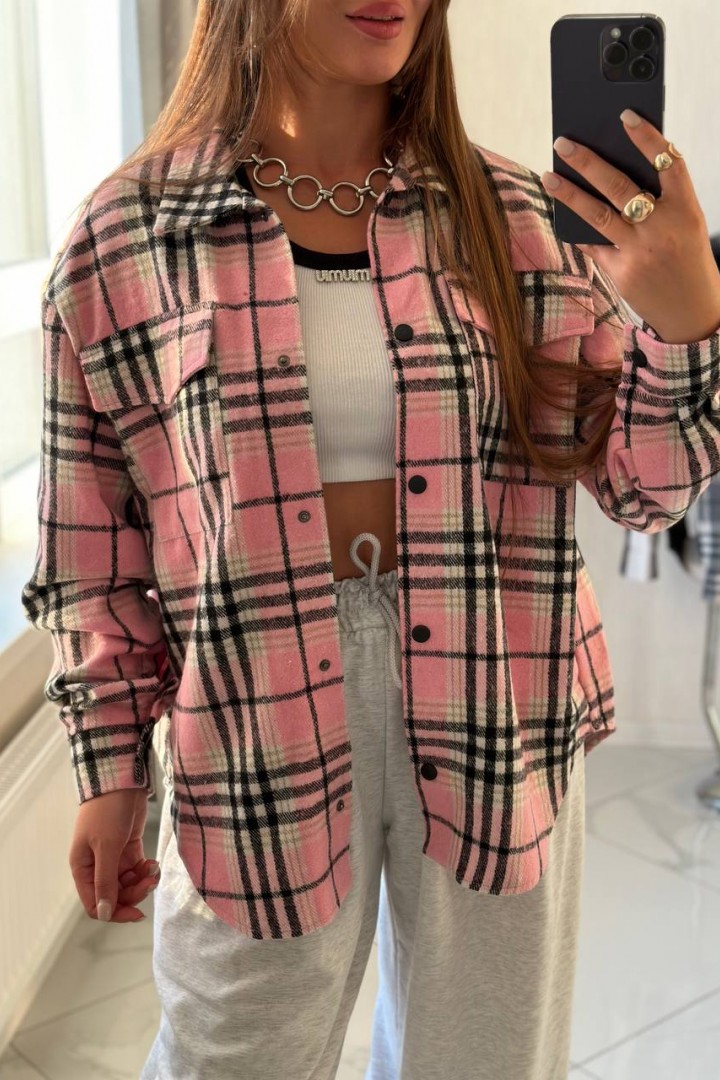 Рубашка кашемировая оверсайз SABI-531A450