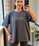 Футболка оверсайз со стразами SABI-564A385