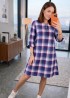 Сукня трапеція в клітинку SABI-704A150