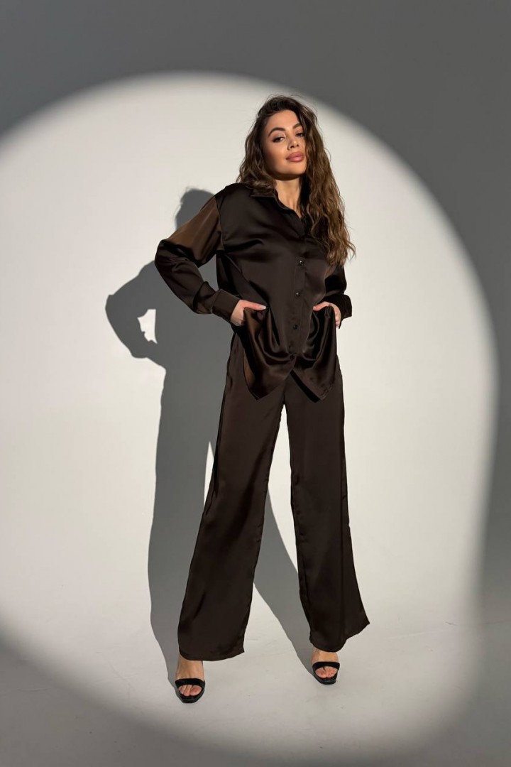 Шелковый костюм AJO-464A700