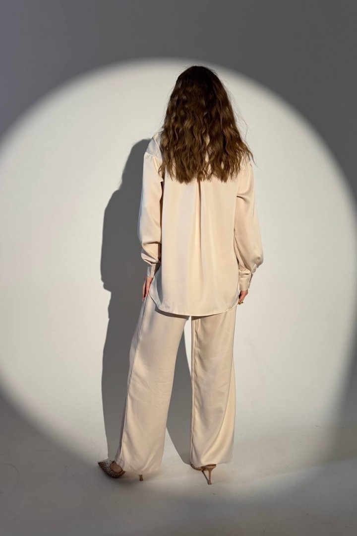 Шелковый костюм AJO-464A700