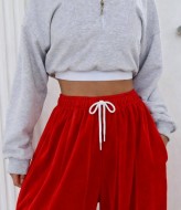 Стильні велюрові штани oversize RVA-436A420