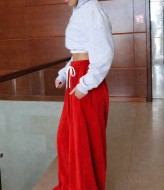 Стильні велюрові штани oversize RVA-436A420