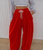 Стильні велюрові штани oversize RVA-436A420