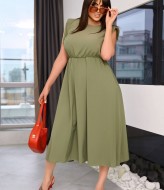 Однотонное платье миди  VL-956A350