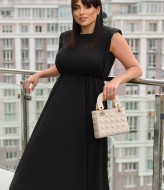 Однотонное платье миди  VL-956A350