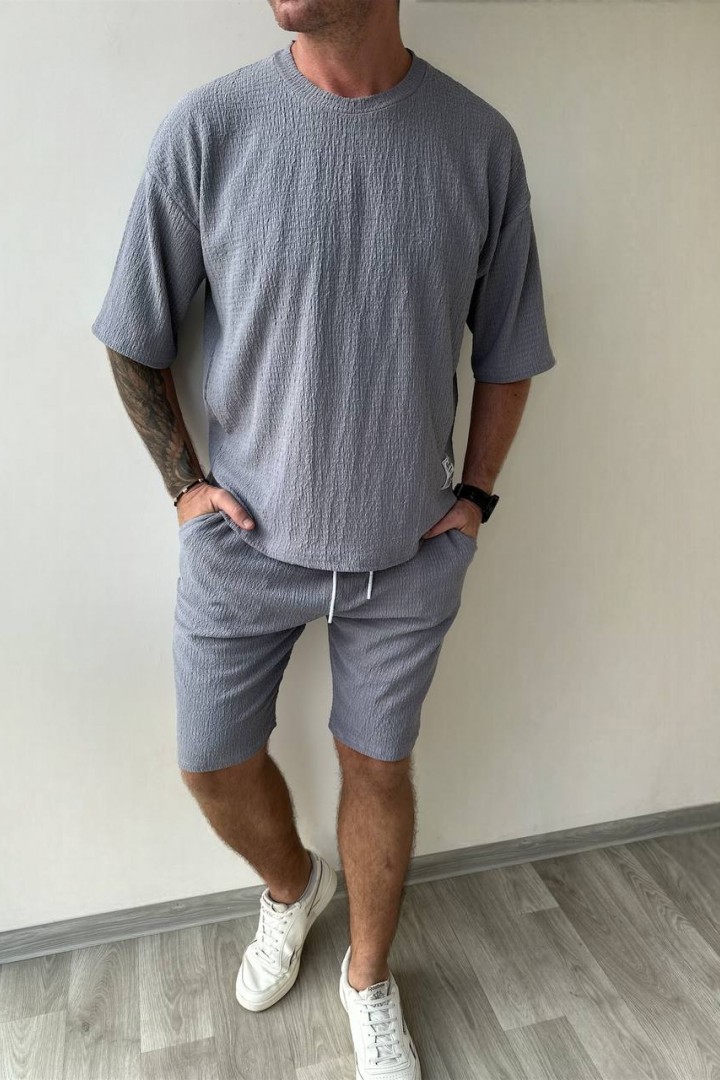 Мужской костюм футболка и шорты LSA-693A480