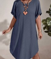 Платье свободного кроя для прогулок LSA-740A380