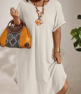 Платье свободного кроя для прогулок LSA-740A380