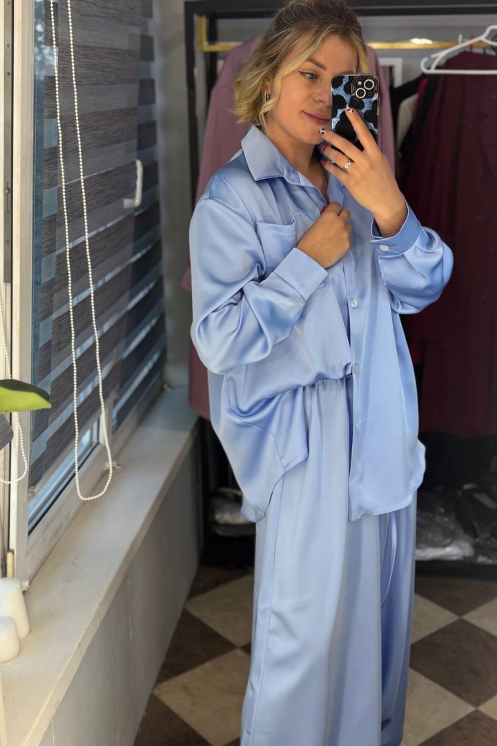 Костюм сорочка та штани палаццо LOU-1598A1050