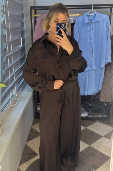 Костюм сорочка та штани палаццо LOU-1598A1050