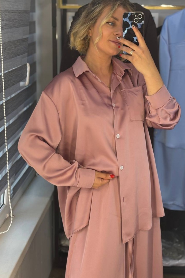 Костюм сорочка та штани палаццо LOU-1598A1050