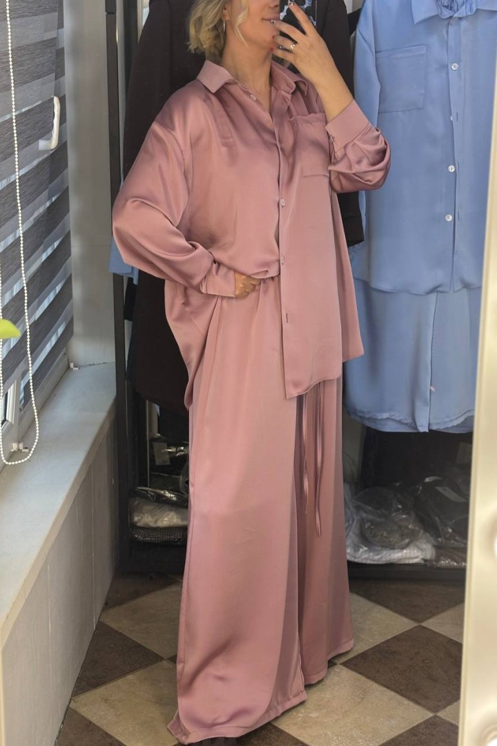 Костюм сорочка та штани палаццо LOU-1598A1050