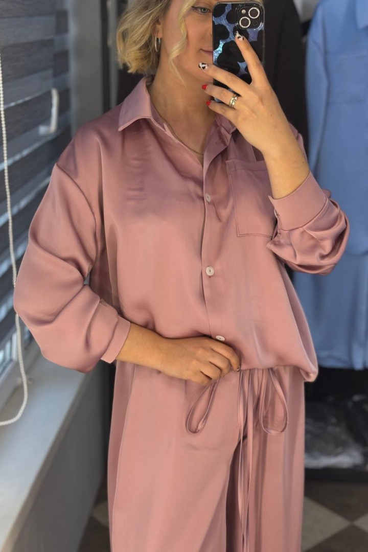 Костюм сорочка та штани палаццо LOU-1598A1050