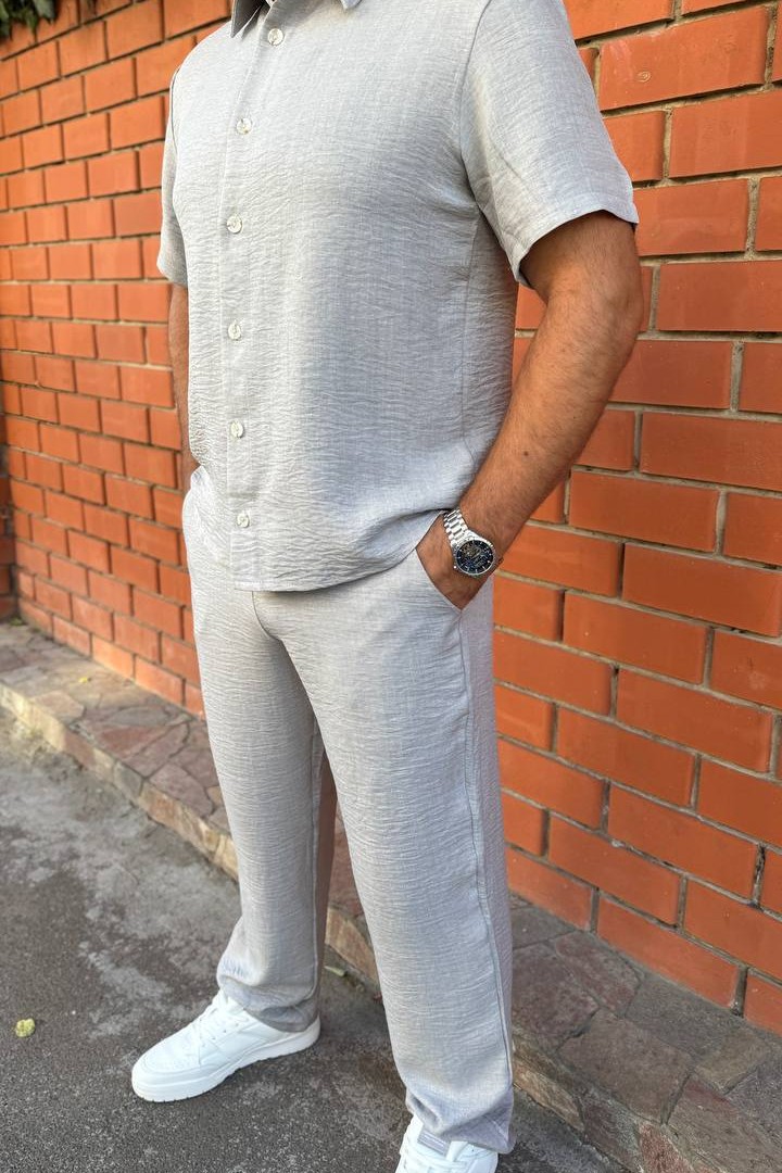 Мужской льняной костюм IND-7004A600