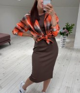 Рубашка свободного кроя KG-111.1A500