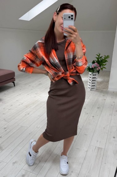 Рубашка свободного кроя KG-111.1A500