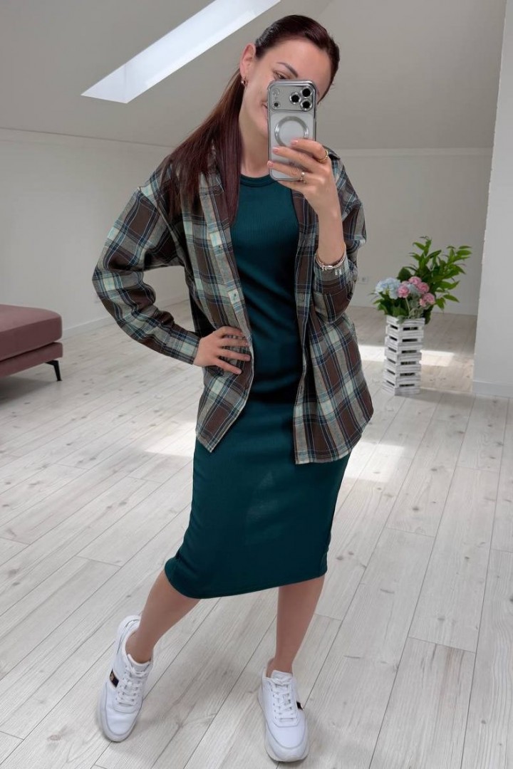 Рубашка свободного кроя KG-111.1A500