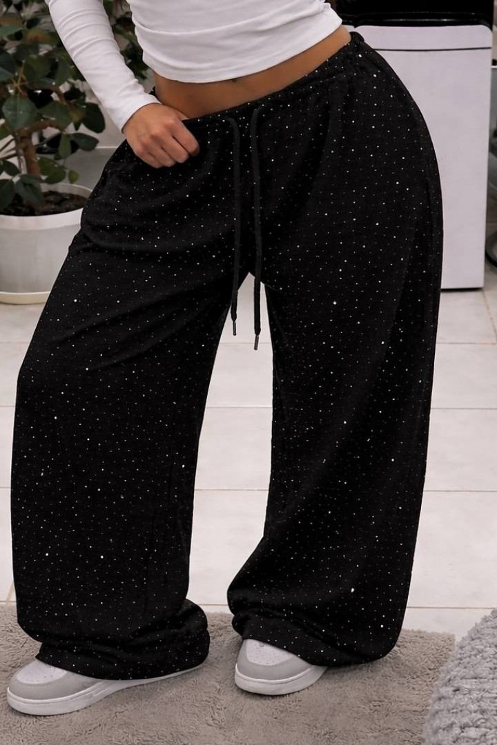 Оверсайз брюки с камнями EVD-408A599