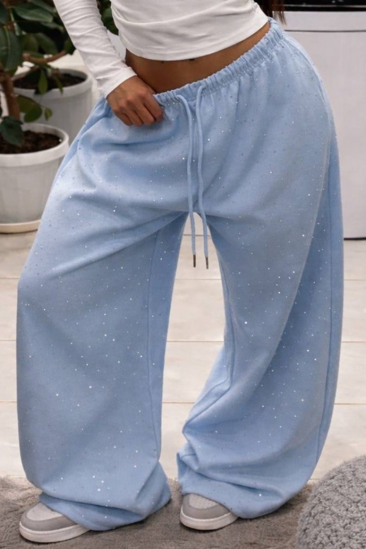 Оверсайз брюки с камнями EVD-408A599