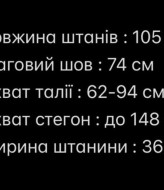 Оверсайз брюки с камнями EVD-408A599