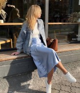 Женская юбка атласная EVD-339A350