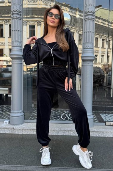 Велюровый костюм тройка HEB-1011A610