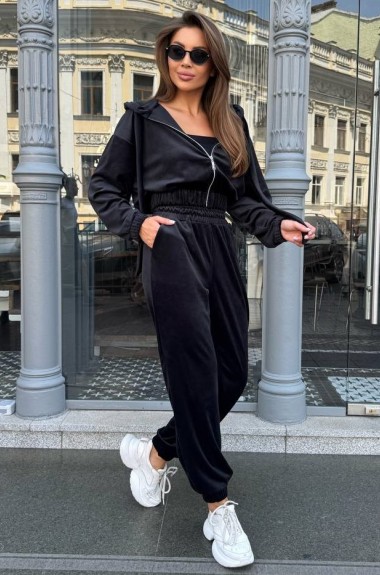 Велюровый костюм тройка HEB-1011A610